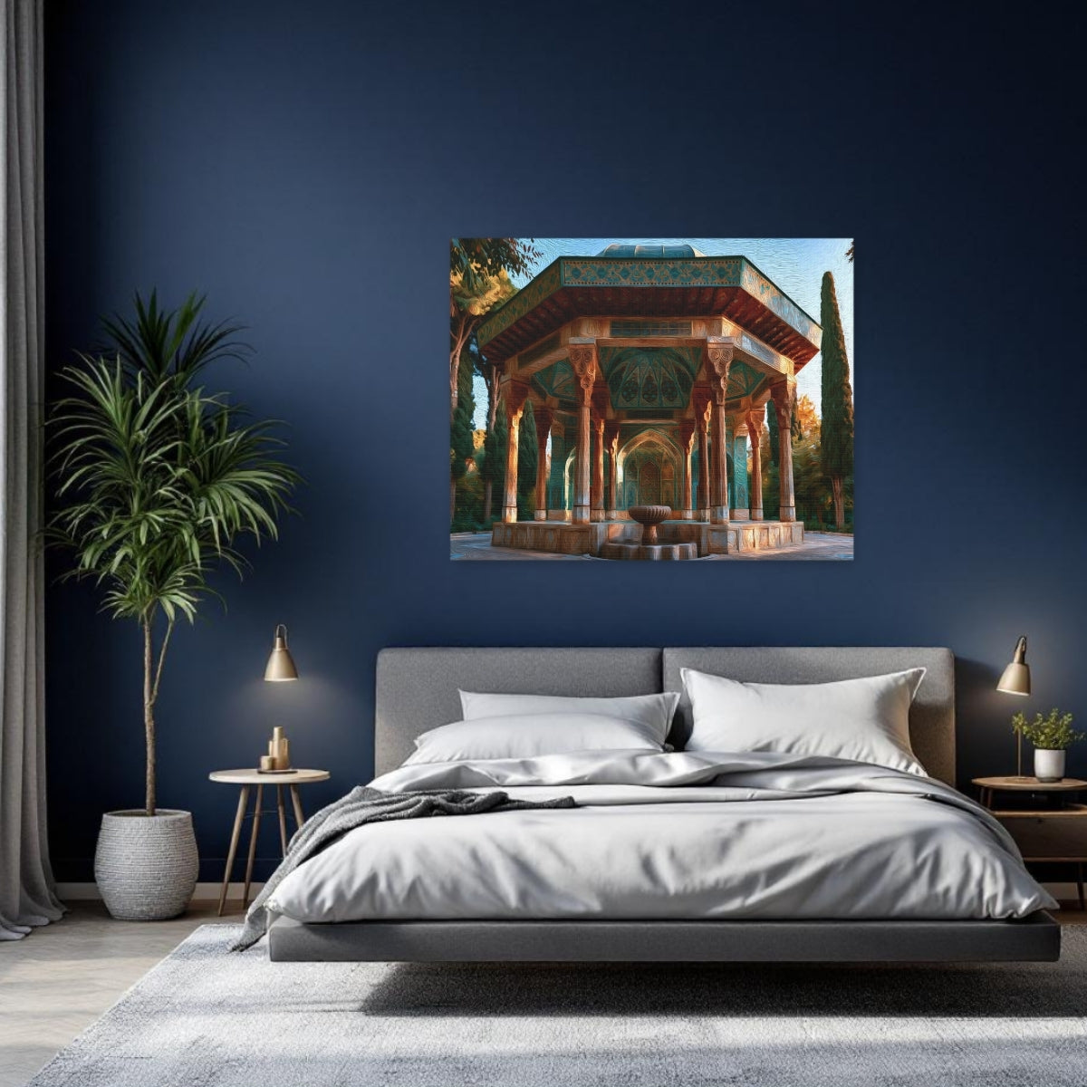 Shiraz, Iran | Hafez Tomb Pavilion Shiraz | Original Series Gallery Canvas detail