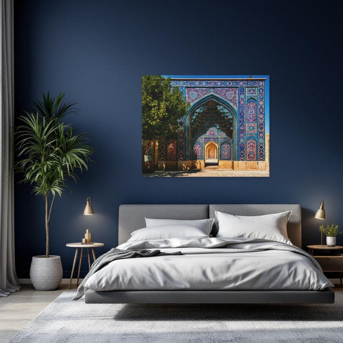 Shiraz, Iran | Nasir al-Mulk Mosque Portal | Original Series Gallery Canvas detail