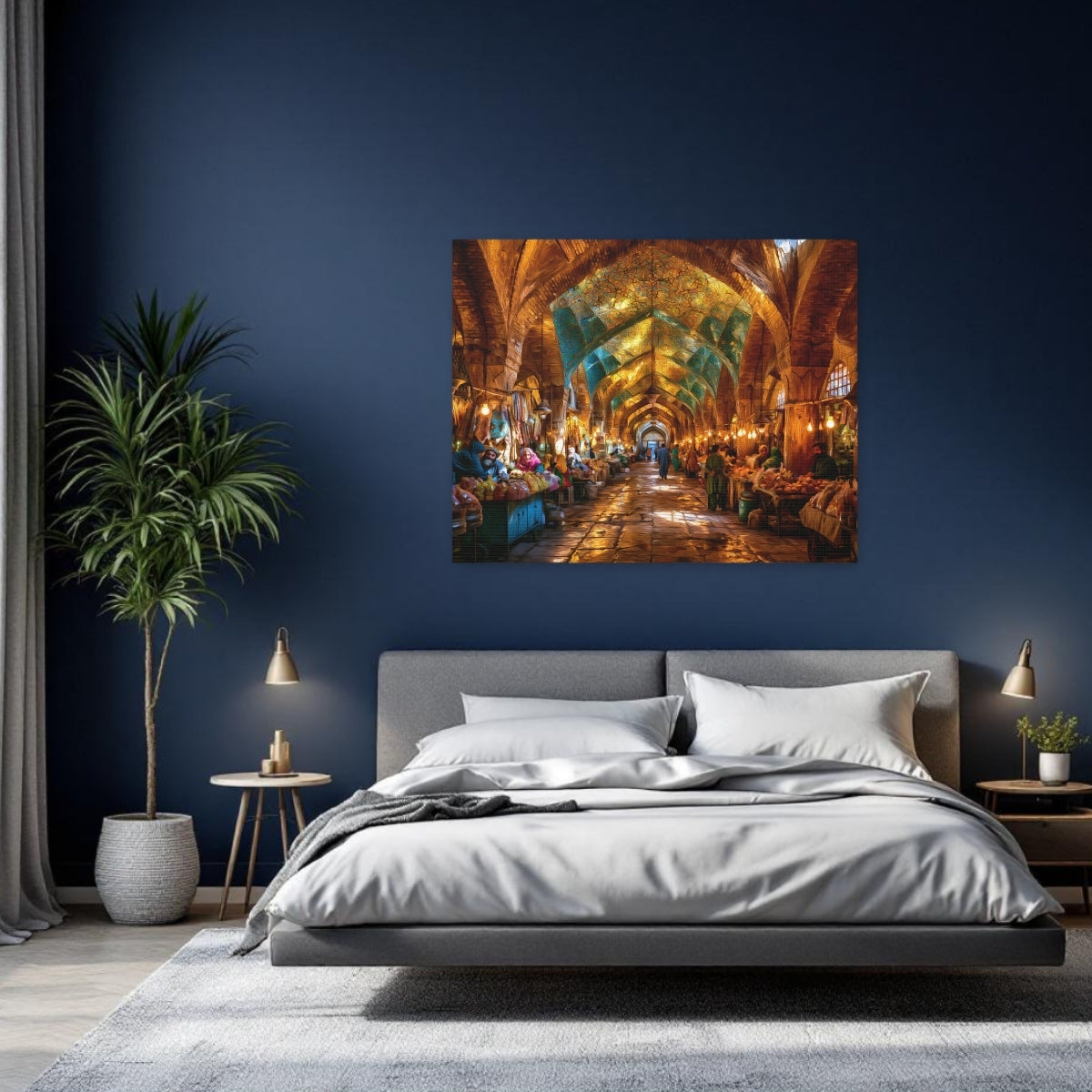 Shiraz, Iran | Vakil Bazaar Vaulted Corridor | Original Series Gallery Canvas detail