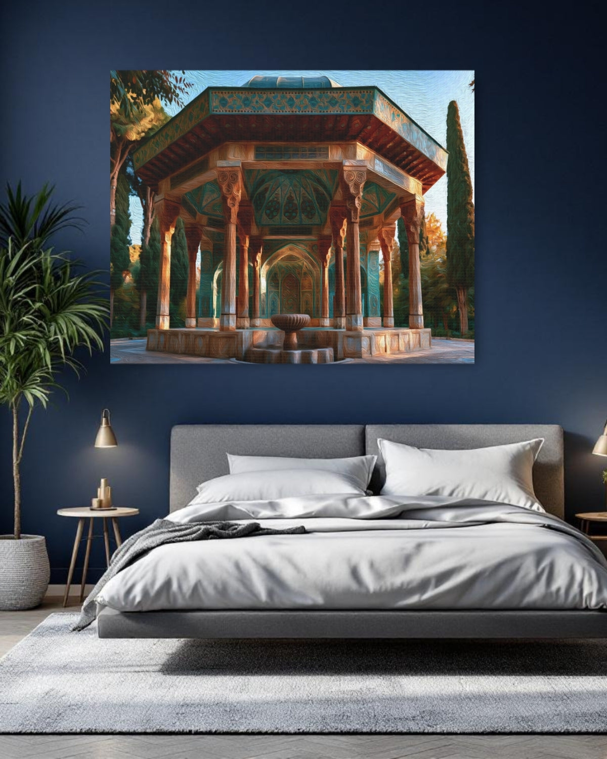 Shiraz, Iran | Hafez Tomb Pavilion Shiraz | Original Series Gallery Canvas detail