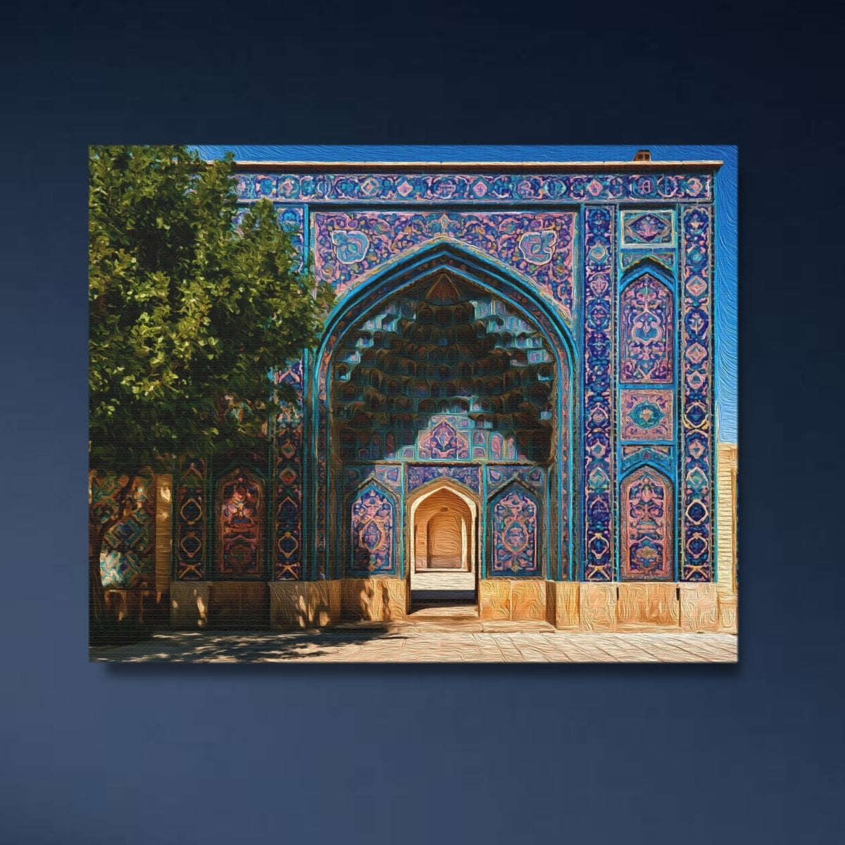 Shiraz, Iran | Nasir al-Mulk Mosque Portal | Original Series Gallery Canvas close-up detail
