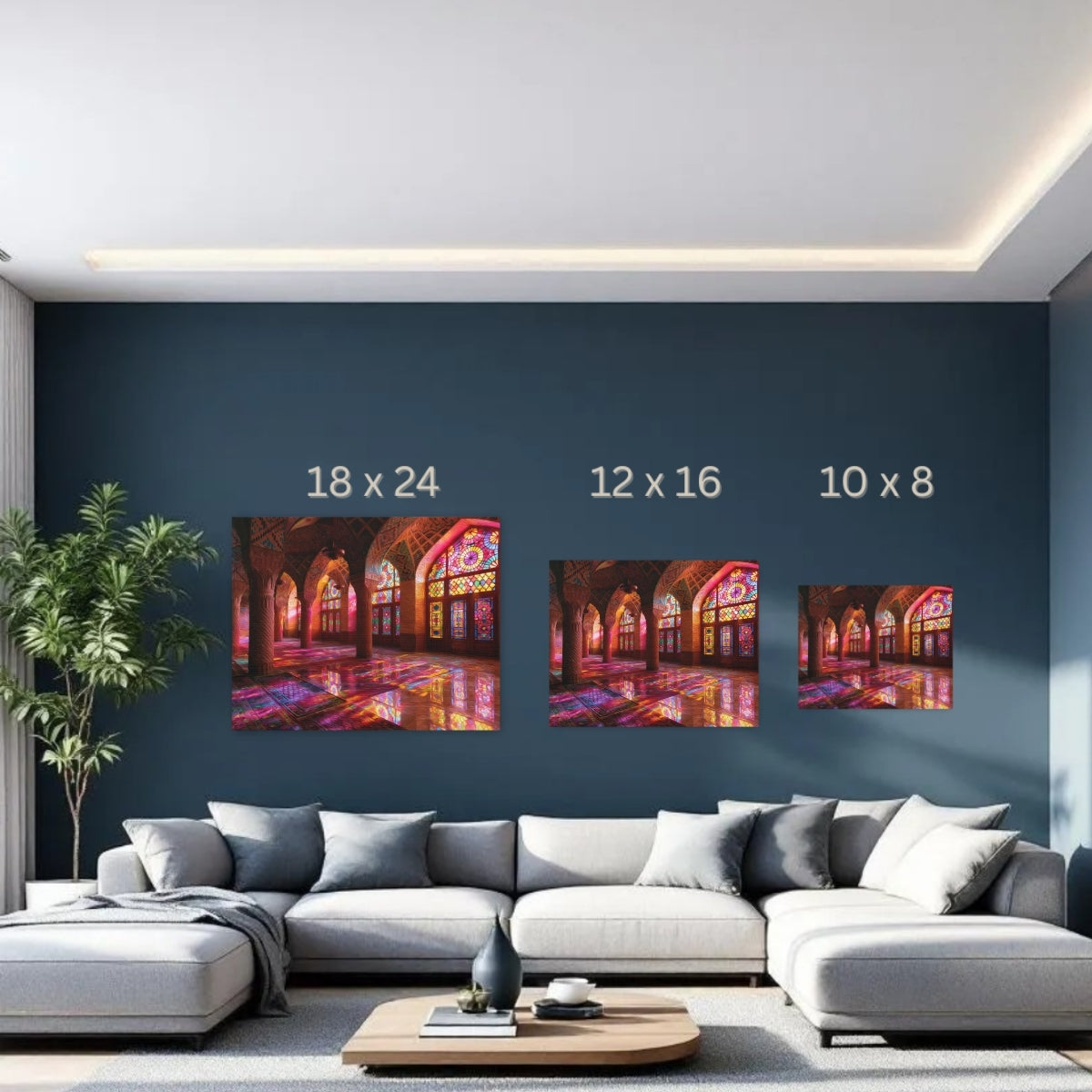 Shiraz, Iran | Nasir ol-Molk Mosque Interior | Original Series Gallery Canvas detail