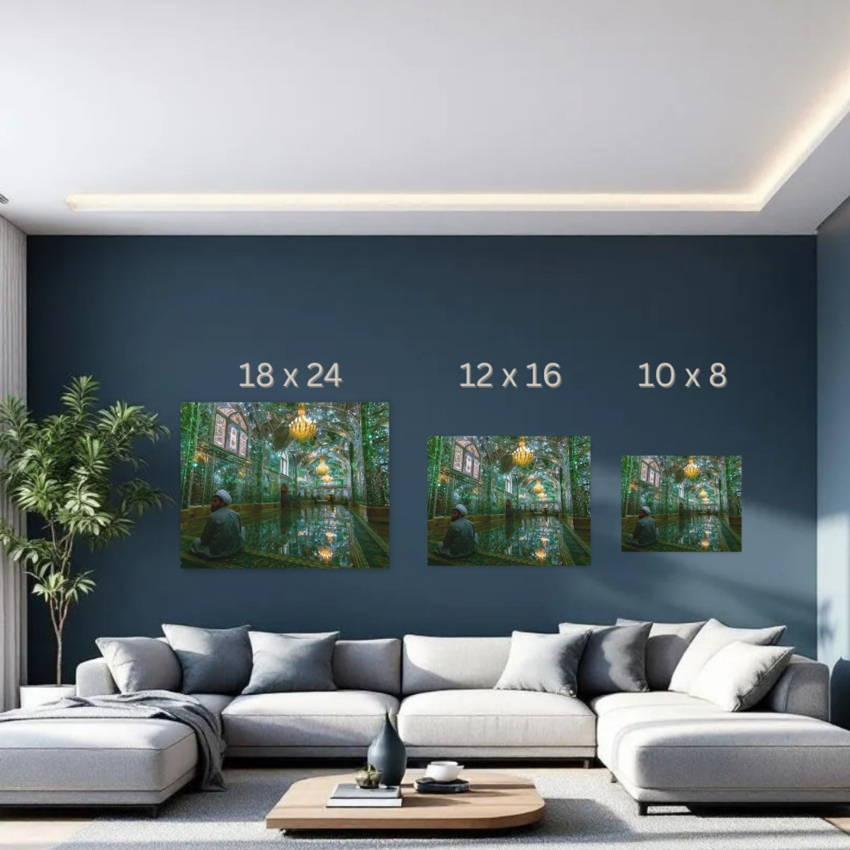 Shiraz, Iran | Shah Cheragh Mirror Mosque | Original Series Gallery Canvas detail