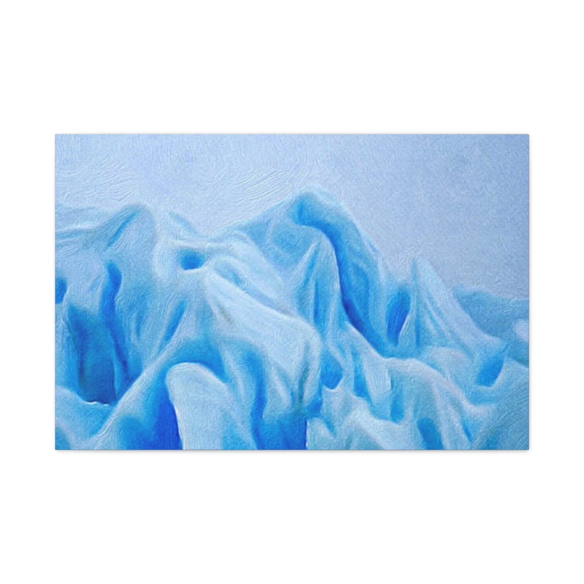 Perito Moreno Glacier Face — El Calafate, Argentina, canvas side view