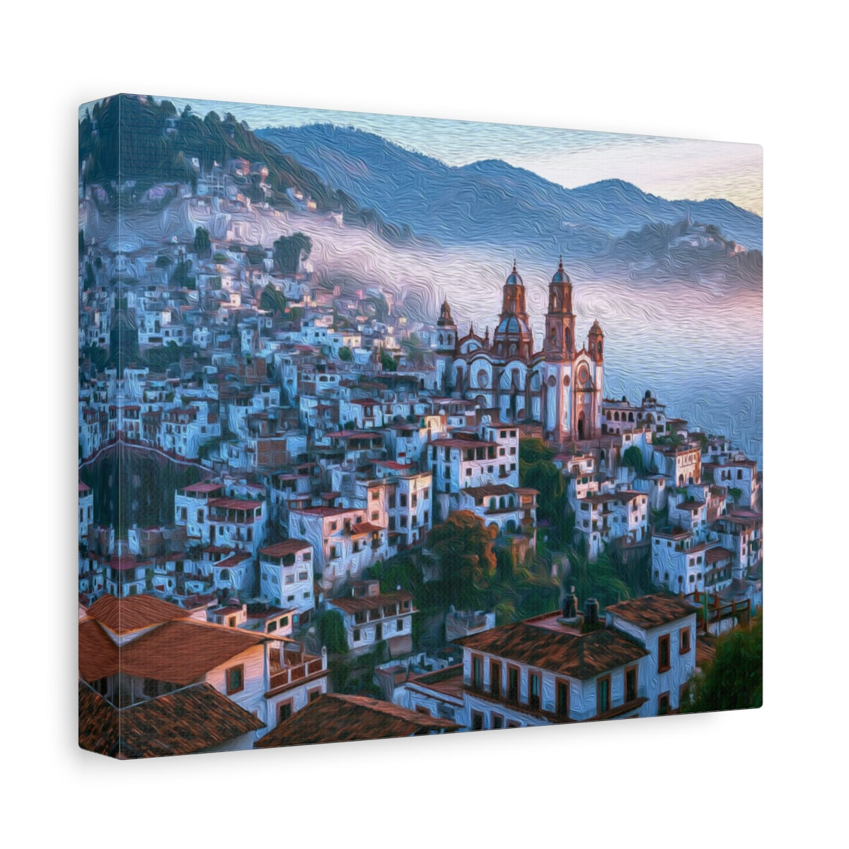 Santa Prisca Church Taxco — Taxco, Mexico, canvas side view