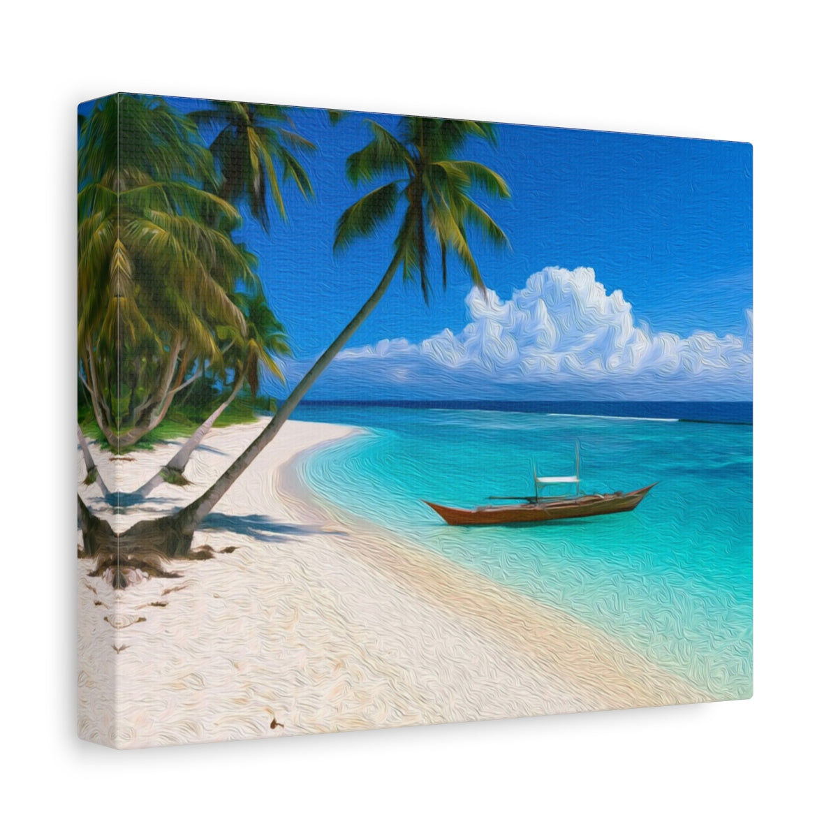 Guyam Island Tropical Beach — Siargao, Philippines, canvas side view
