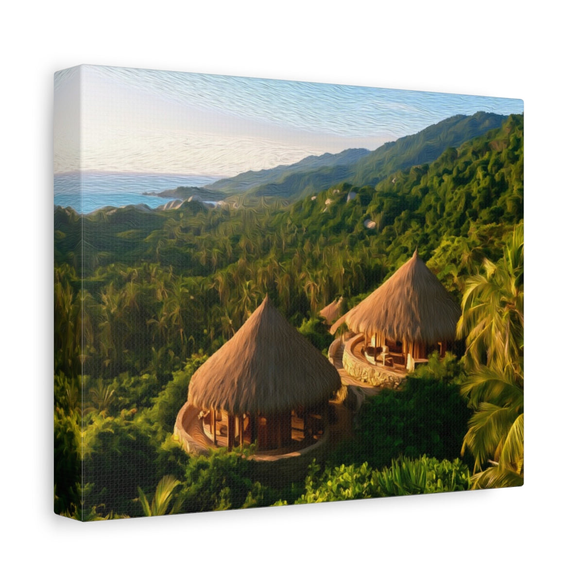 Ecohabs Jungle Bungalows Tayrona — Tayrona National Park, Colombia, canvas side view