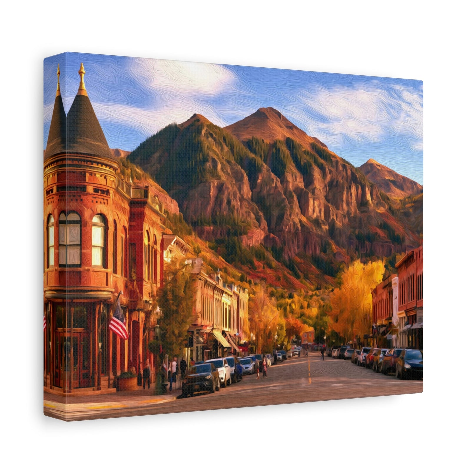 Telluride Main Street Colorado — Aspen, Colorado, canvas side view