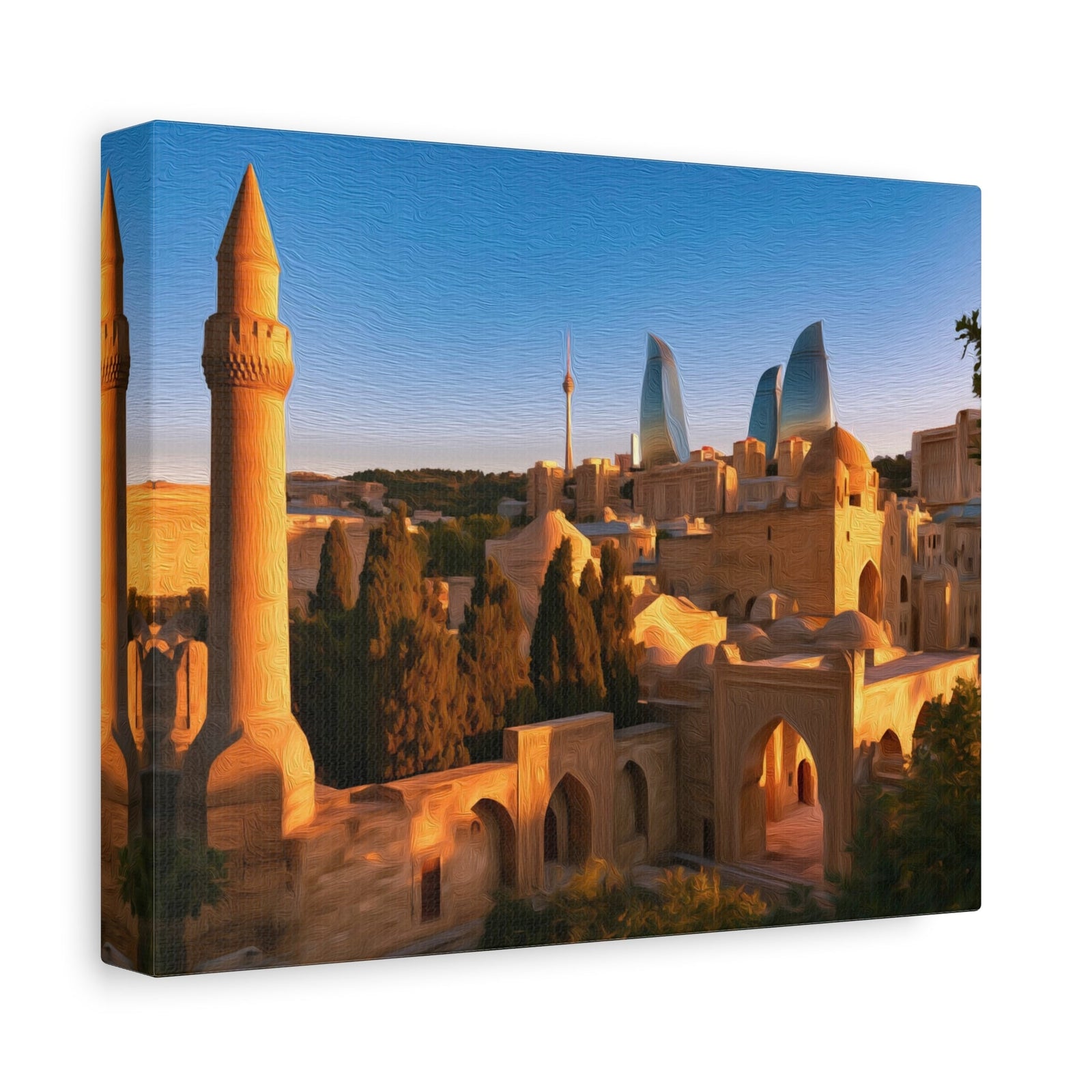 Icheri Sheher Old City Baku — Baku, Azerbaijan, canvas side view
