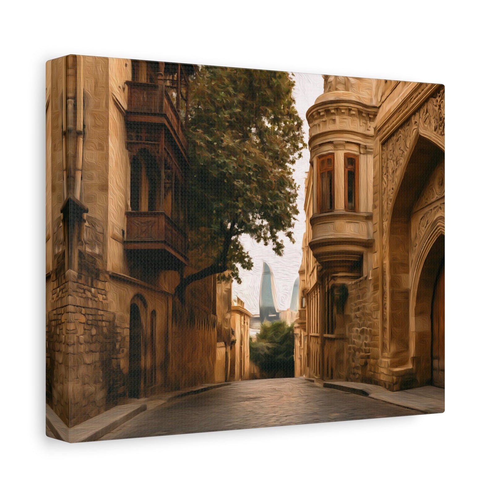 Icheri Sheher Old City Street — Baku, Azerbaijan, canvas side view