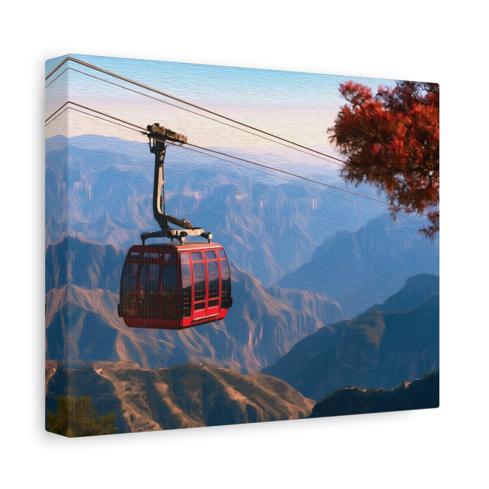 Copper Canyon Cable Car — Copper Canyon, Mexico, canvas side view