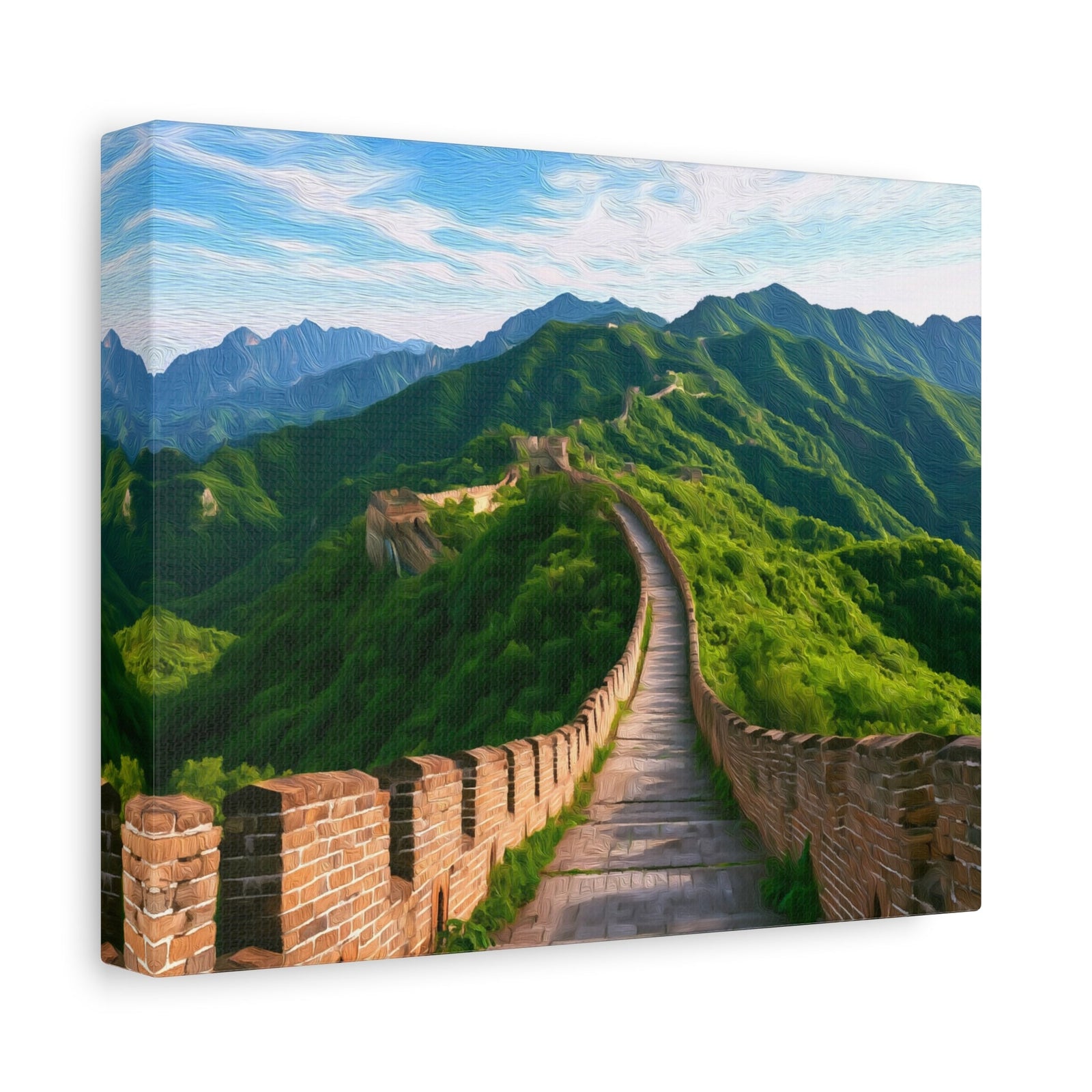 Great Wall of China — Great Wall of China, canvas side view