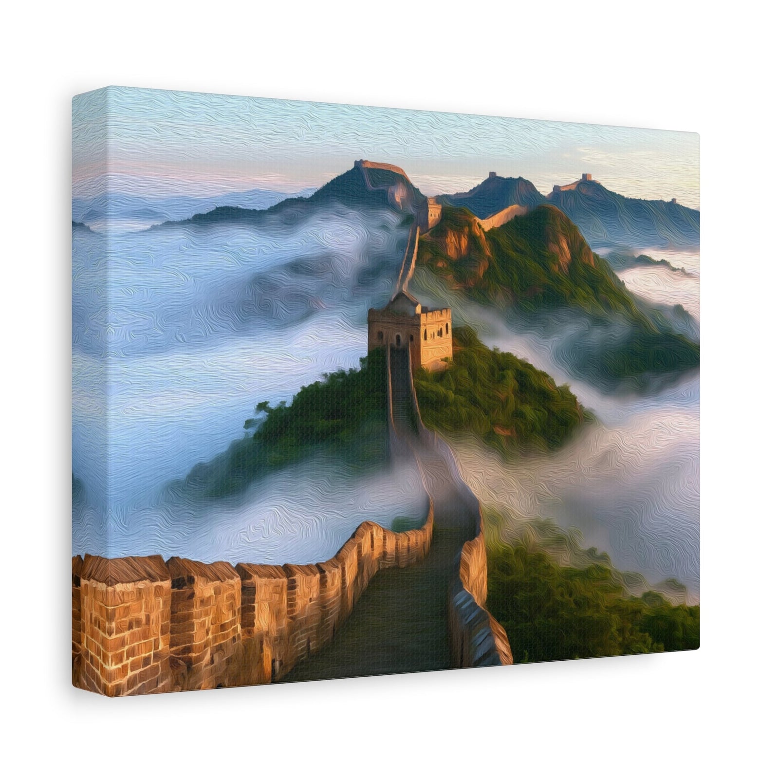 Great Wall of China — Great Wall of China, canvas side view
