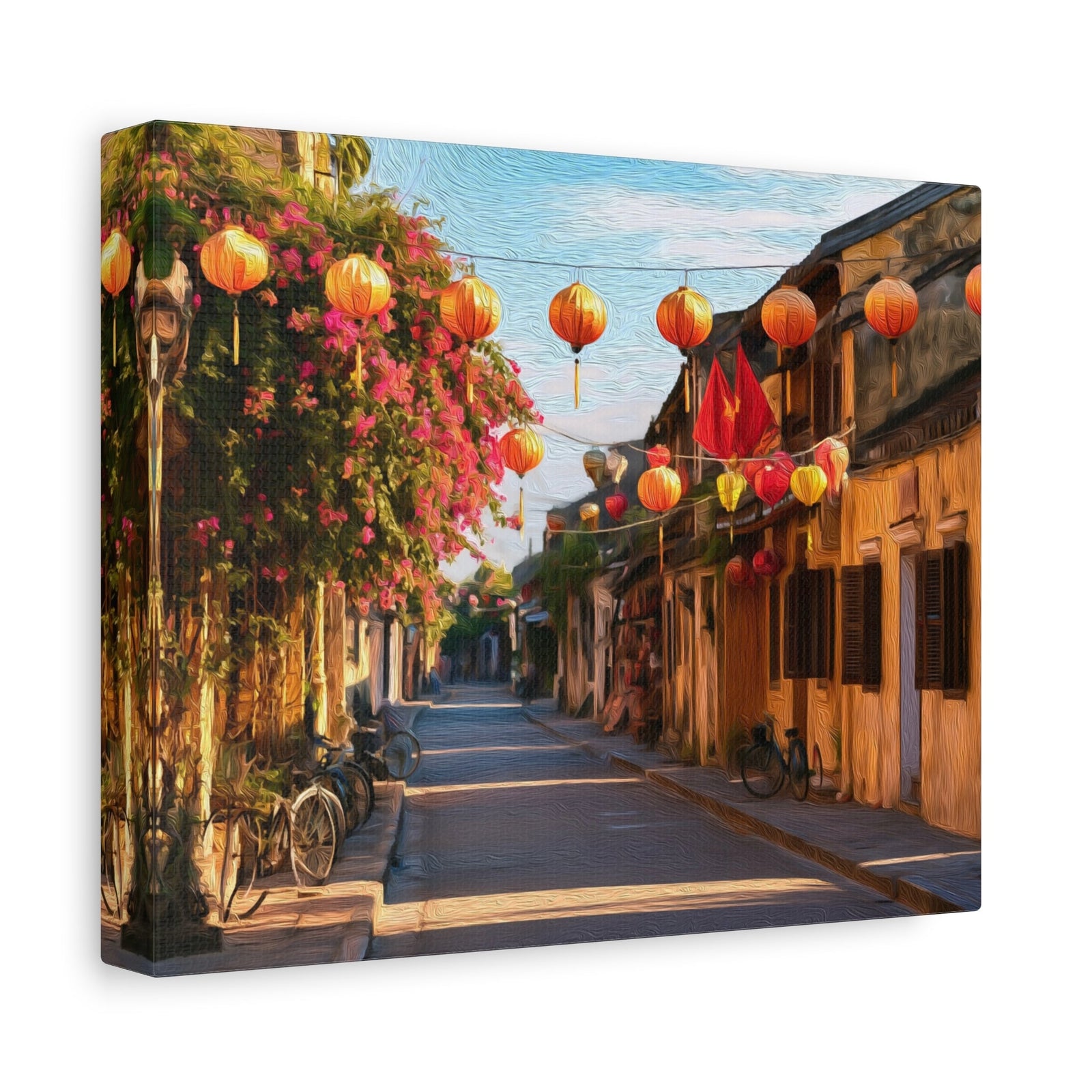 Hoi An Ancient Town Street — Hoi An, Vietnam, canvas side view