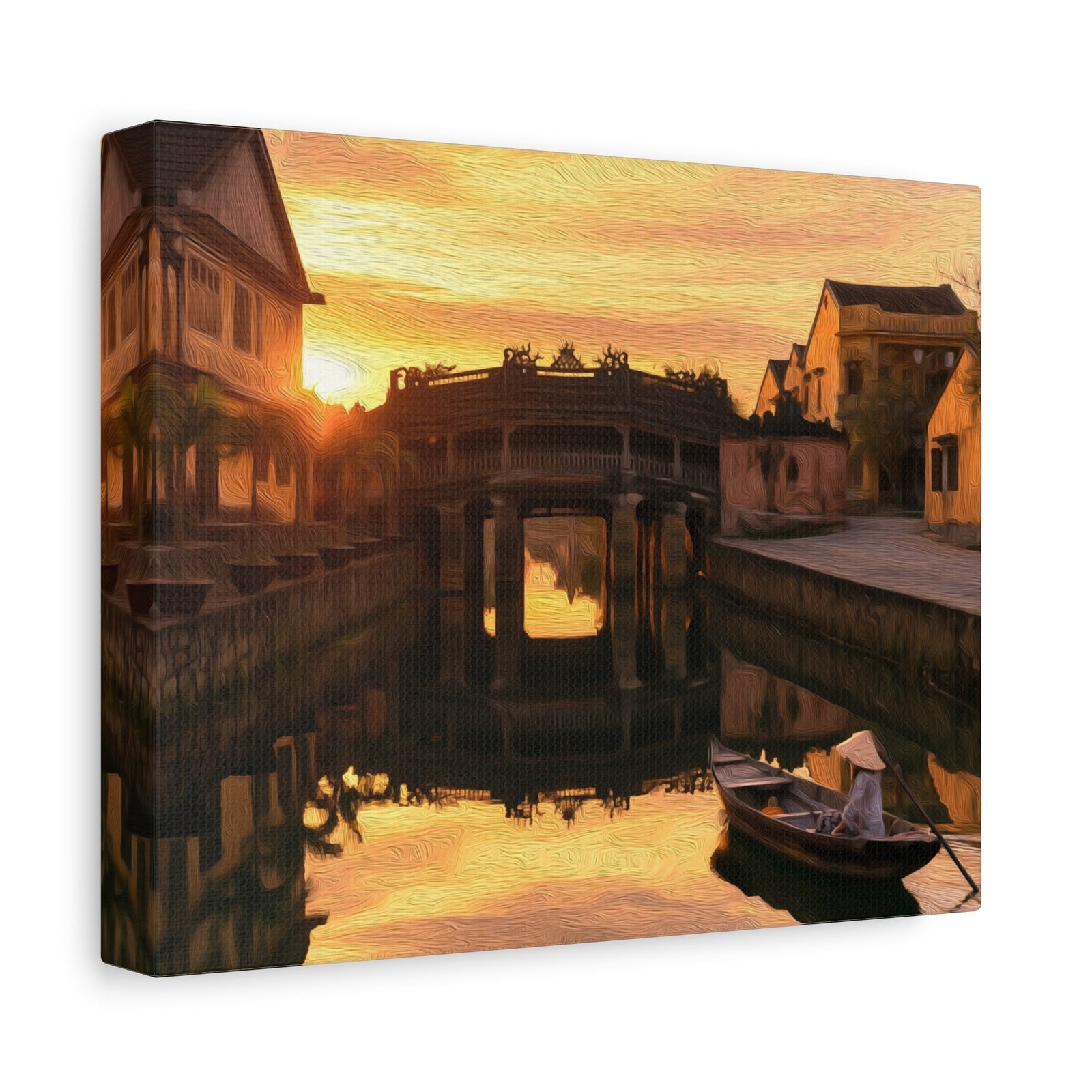 Japanese Covered Bridge Hoi An — Hoi An, Vietnam, canvas side view