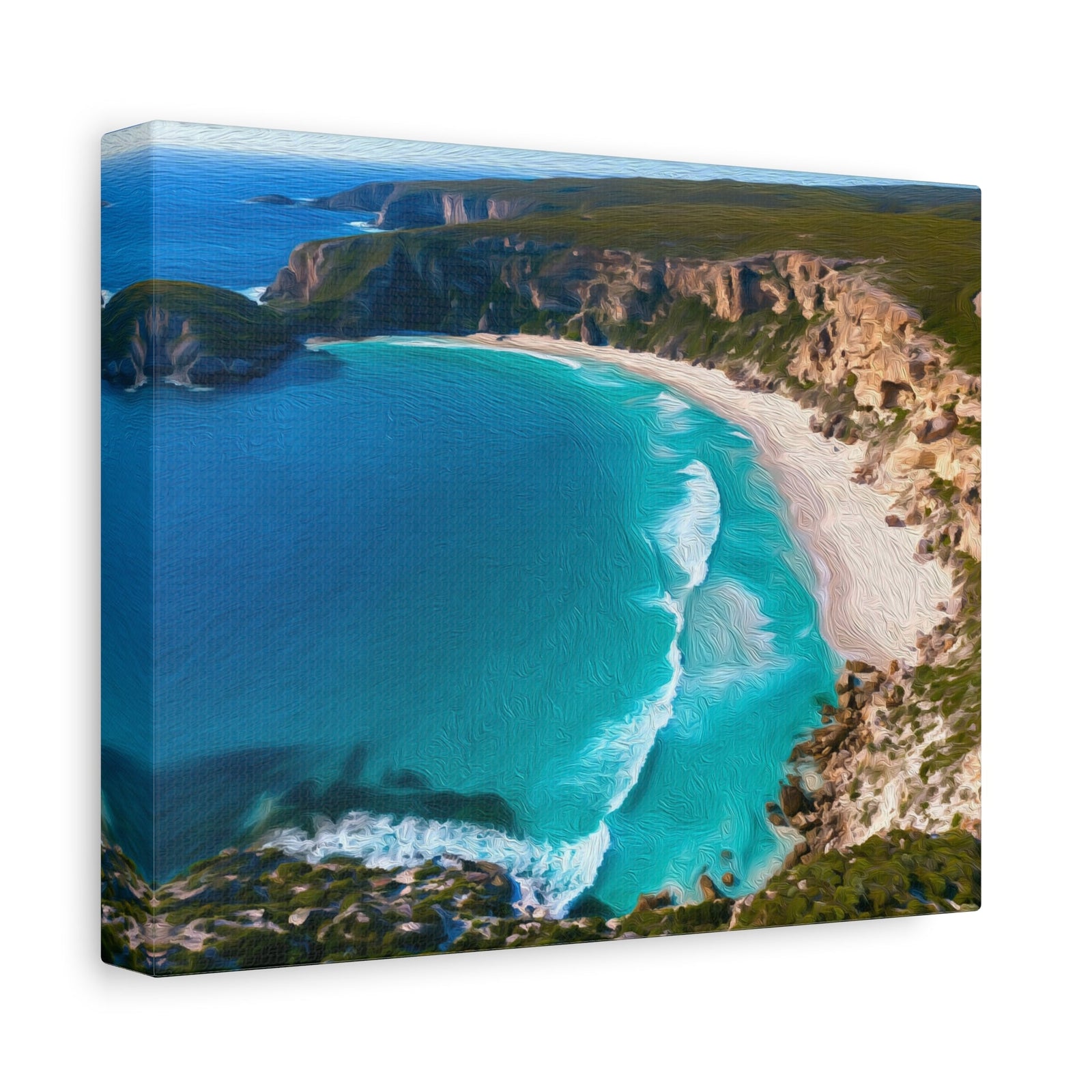 Pennington Bay Coastline — Kangaroo Island, Australia, canvas side view