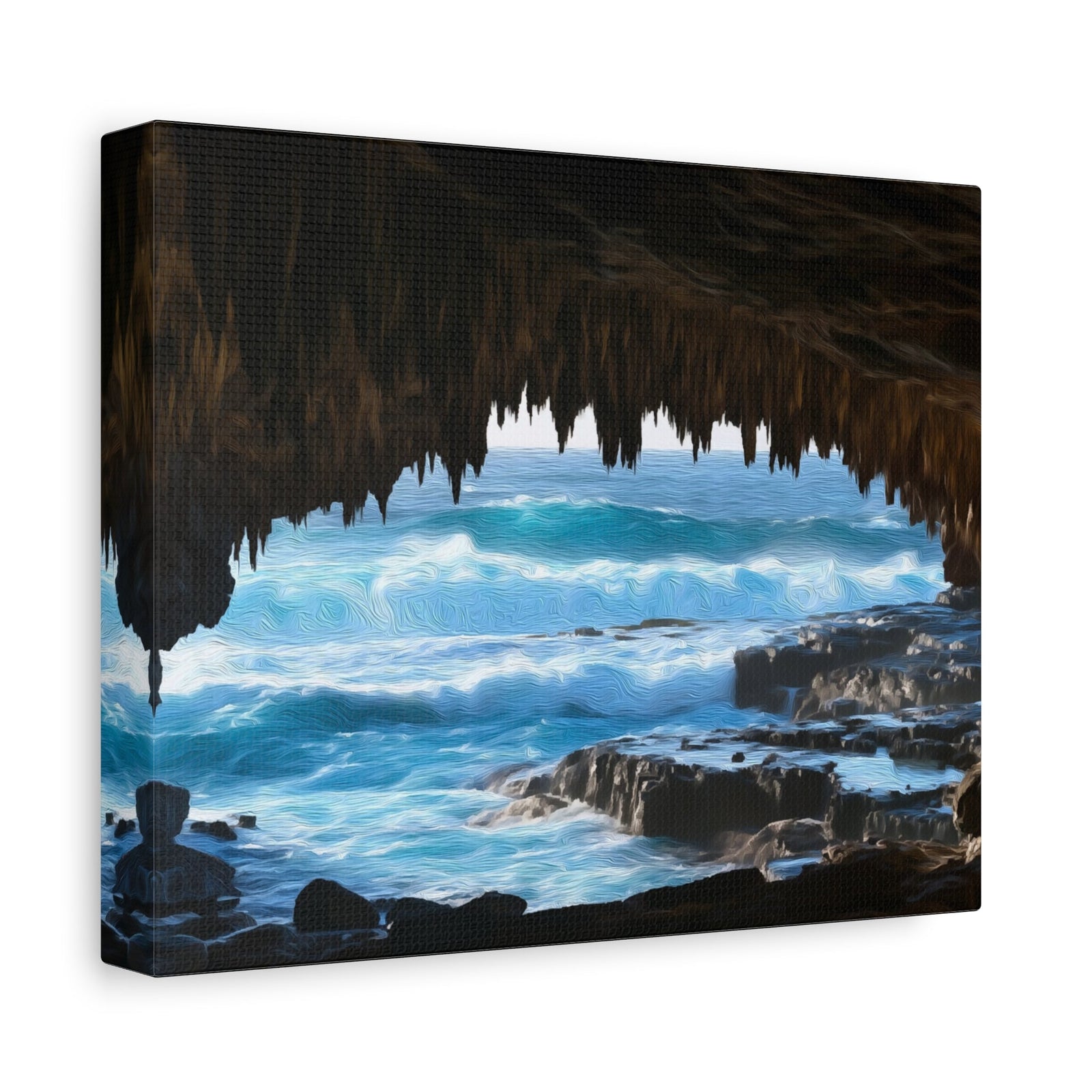 Admiral's Arch Sea Cave — Kangaroo Island, Australia, canvas side view