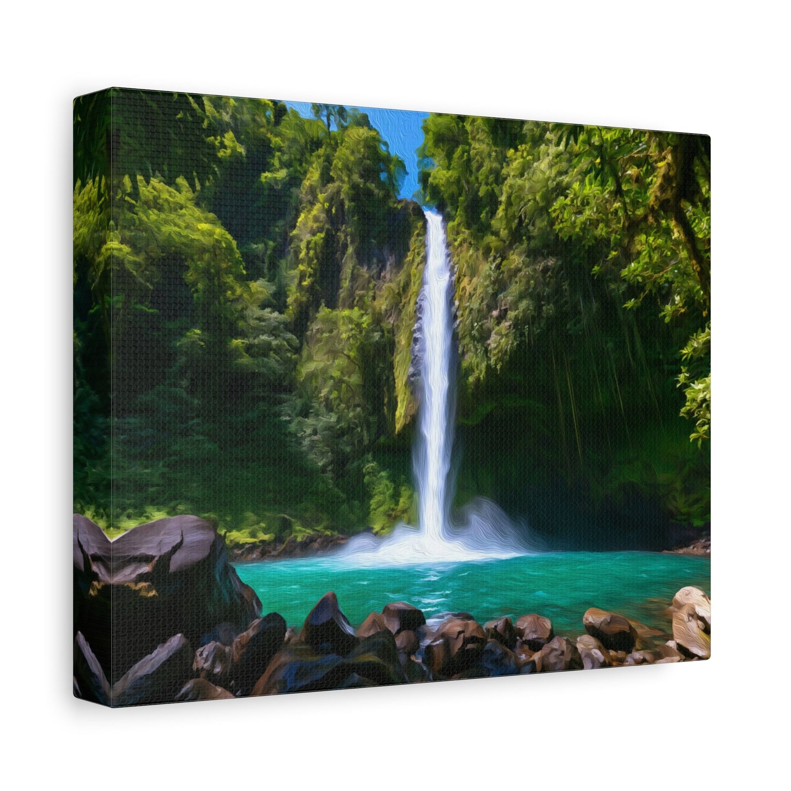 La Fortuna Waterfall Costa Rica — La Fortuna, Costa Rica, canvas side view