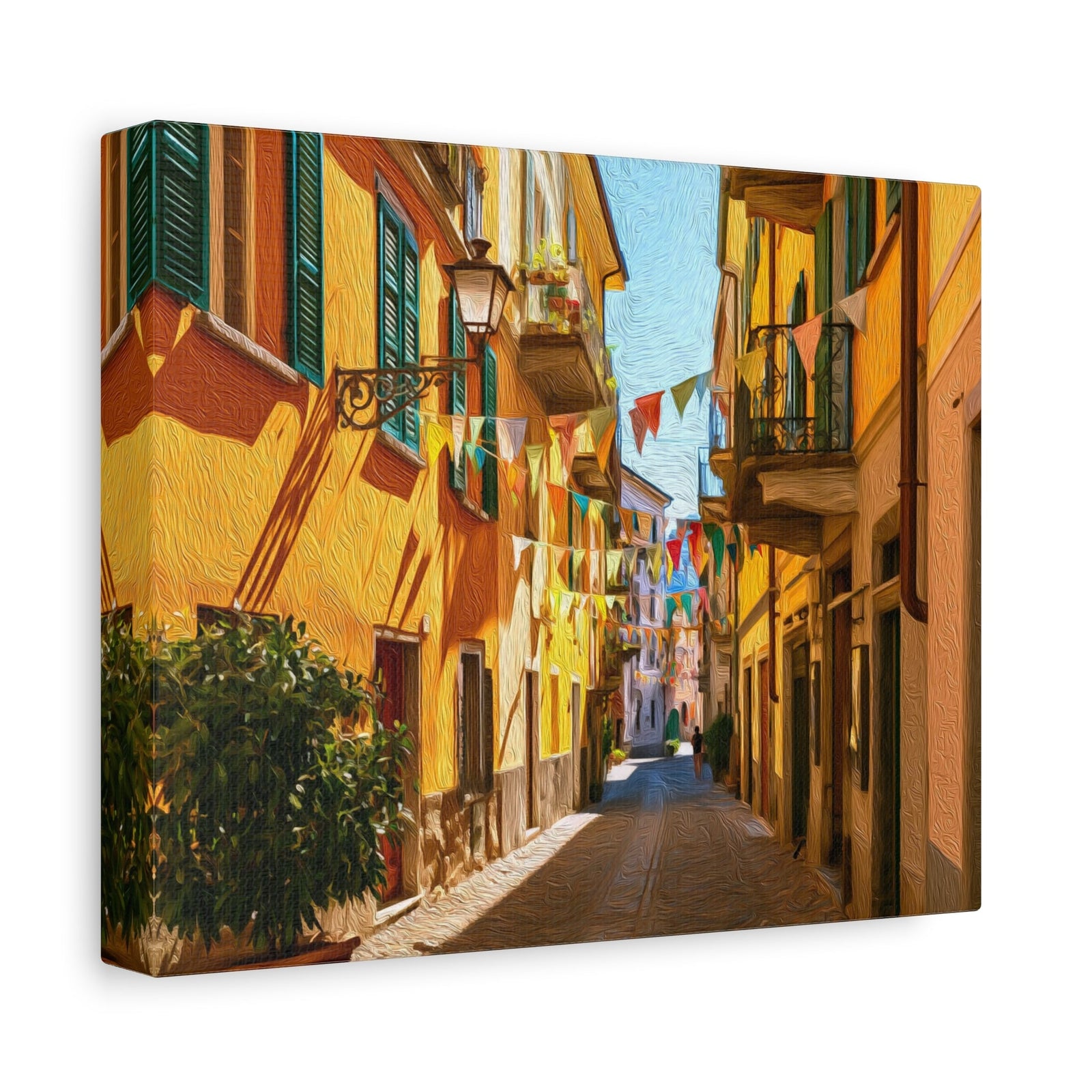 Locarno Old Town Alley — Locarno, Switzerland, canvas side view