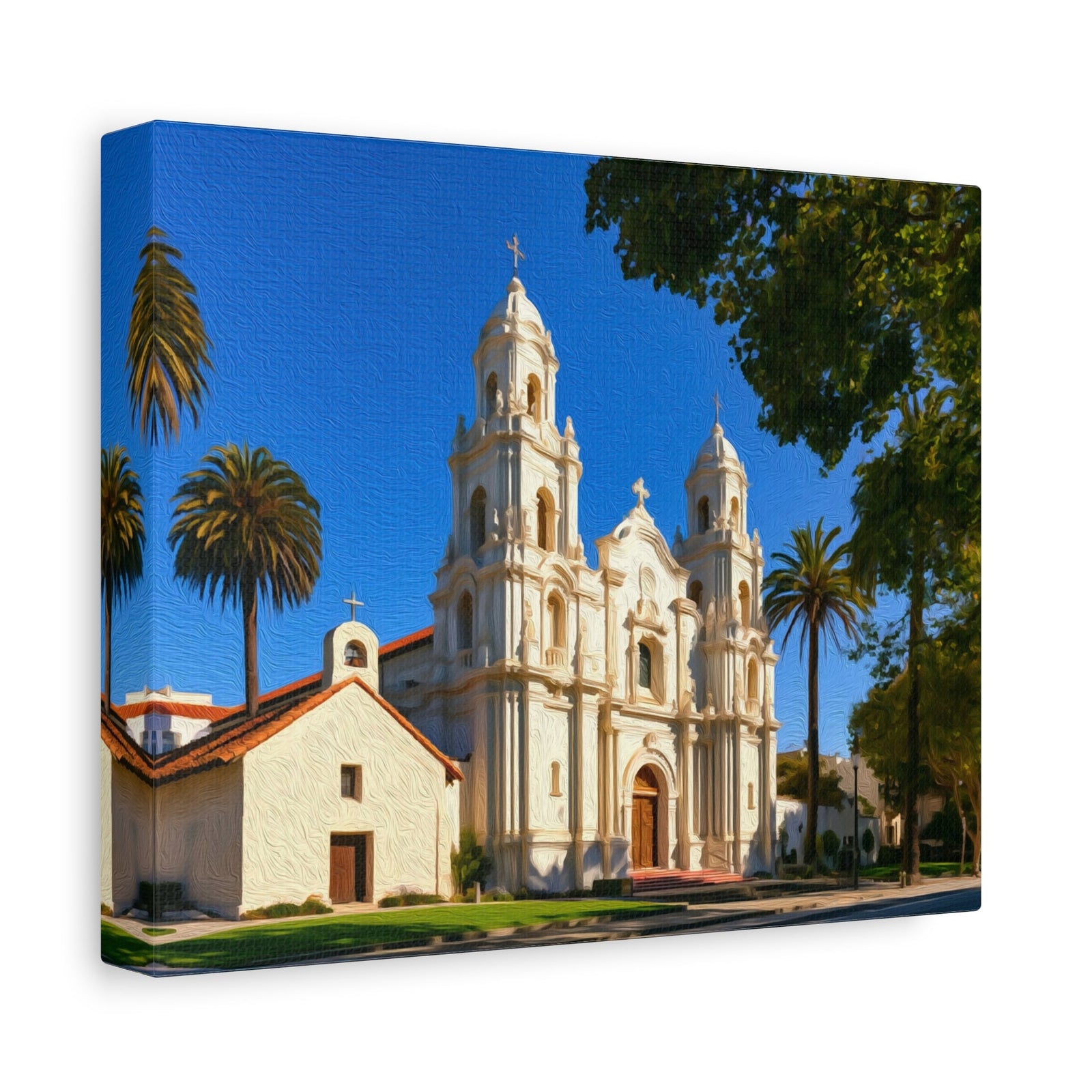 Mission Dolores Basilica — Mission District, San Francisco, canvas side view