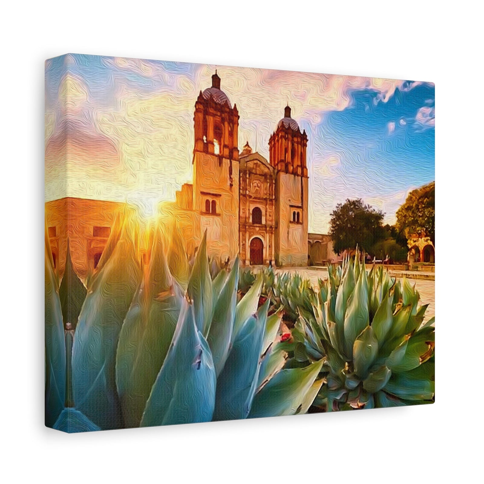 Santo Domingo Church Oaxaca — Oaxaca, Mexico, canvas side view