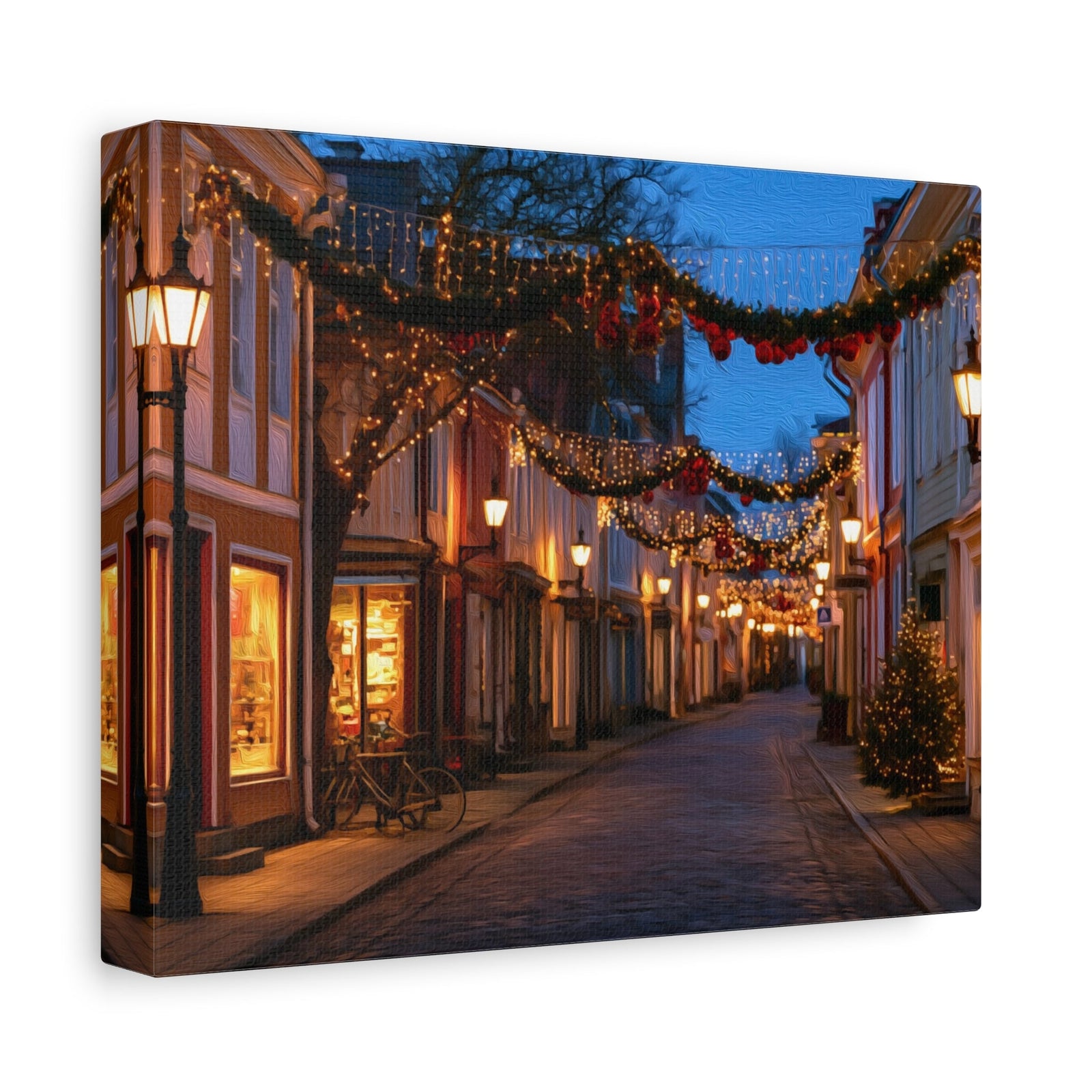 Pärnu Old Town Street — Pärnu, Estonia, canvas side view