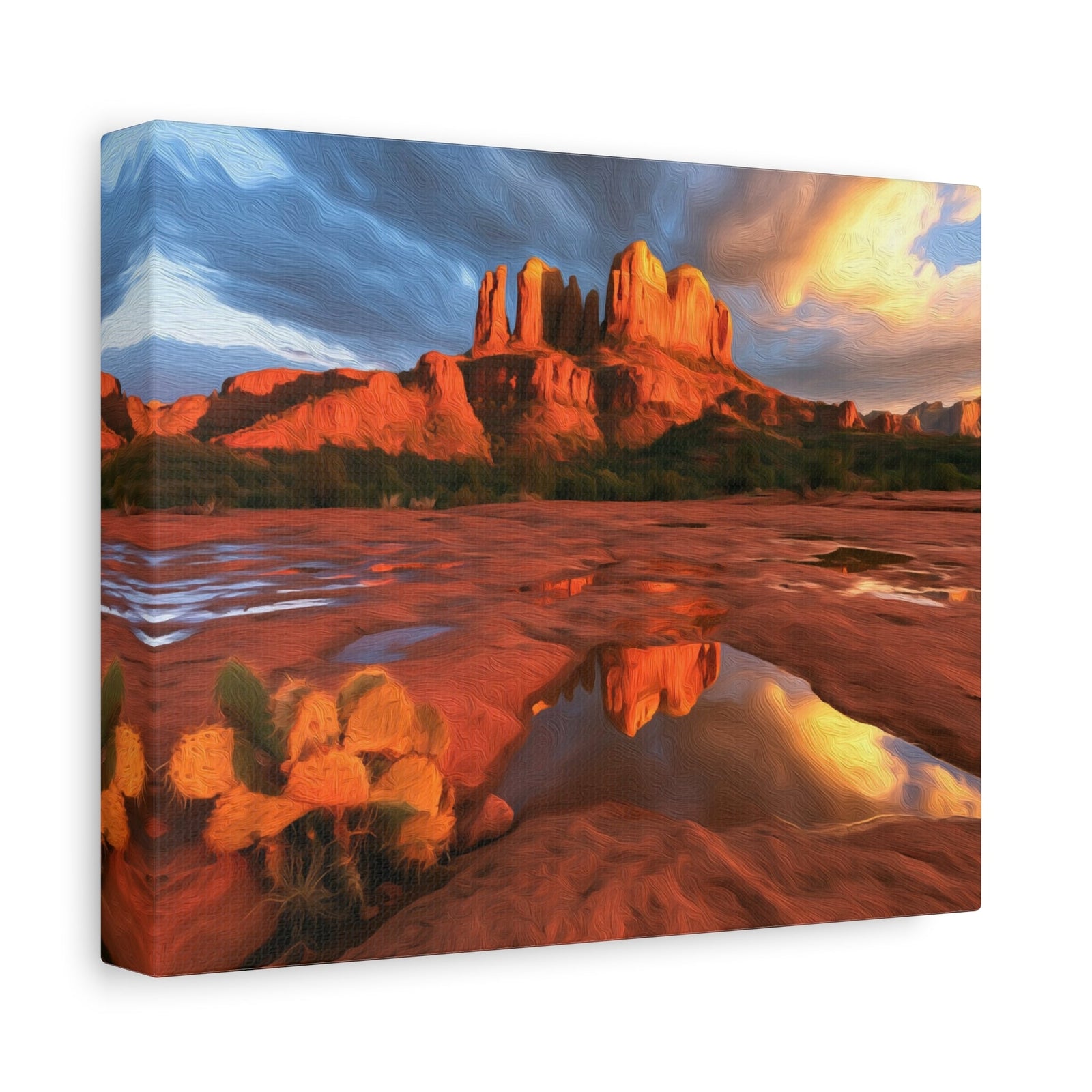 Cathedral Rock Sedona Arizona — Sedona, Arizona, canvas side view