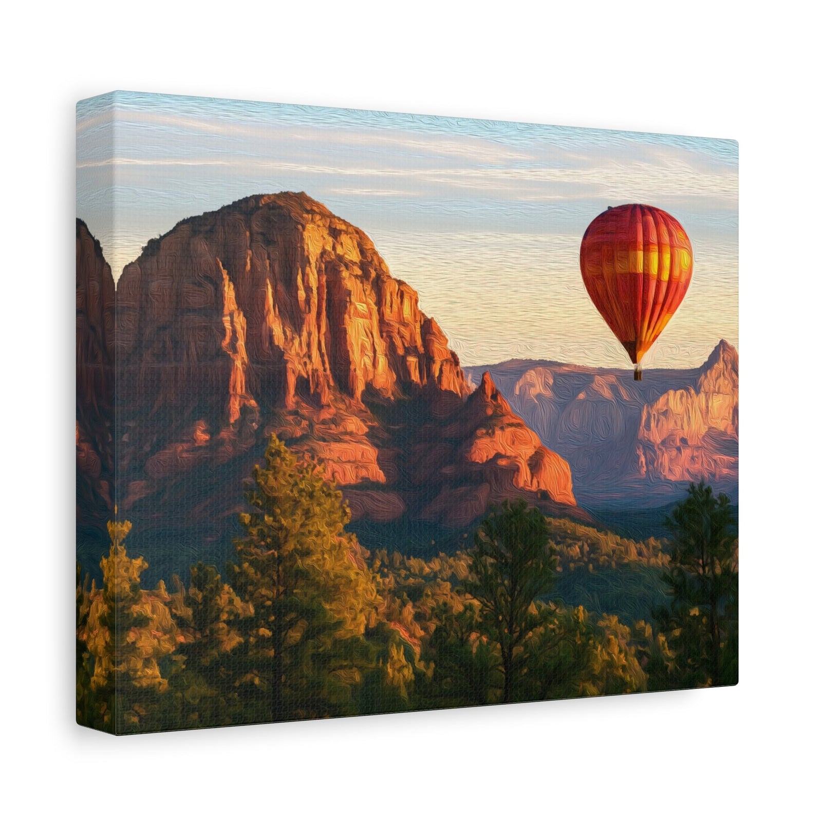 Sedona Red Rocks Hot Air Balloon — Sedona, Arizona, canvas side view