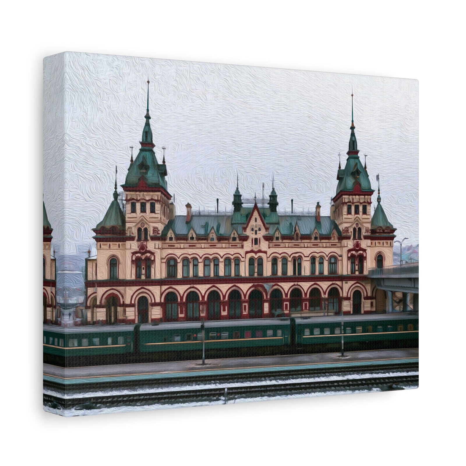 Vladivostok Railway Station — Vladivostok, Russia, canvas side view