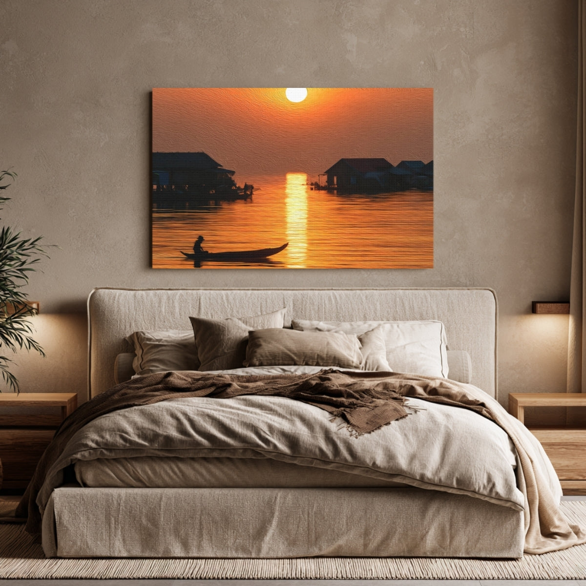 Tonle Sap Floating Village Sunset — Siem Reap, Cambodia, view 4