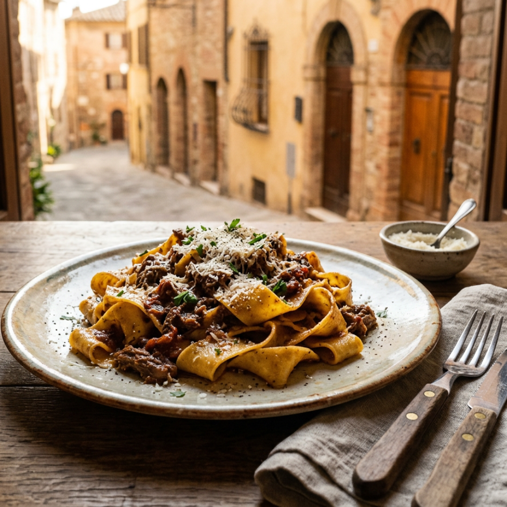 Local cuisine study in Siena, Italy