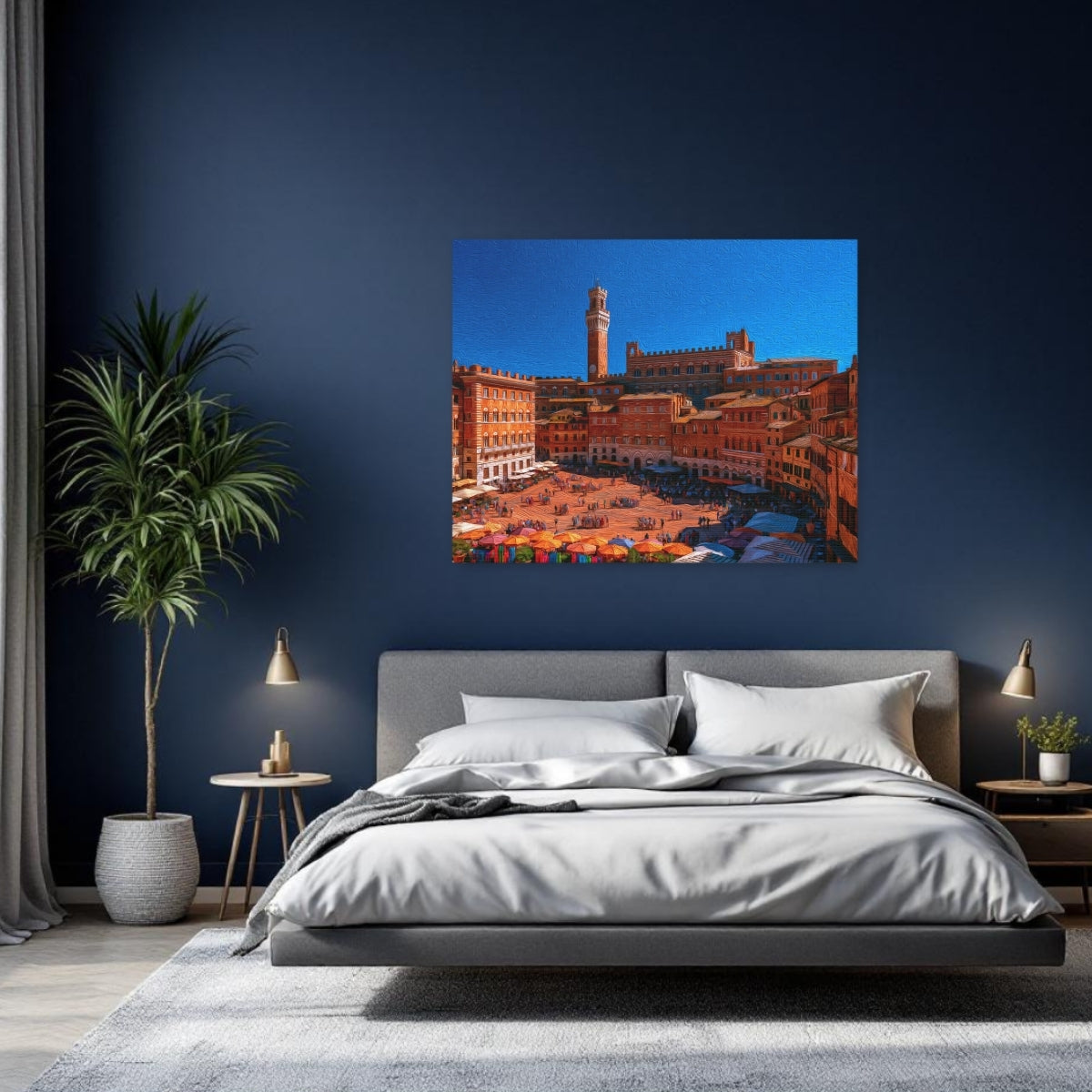 Piazza del Campo Market — Siena, Italy, study 2