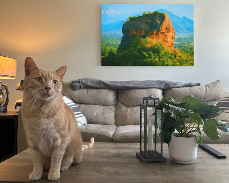 Lion Rock Ancient Fortress — Sigiriya, Sri Lanka, view 2