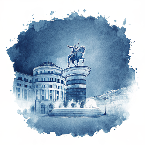 Skopje watercolor