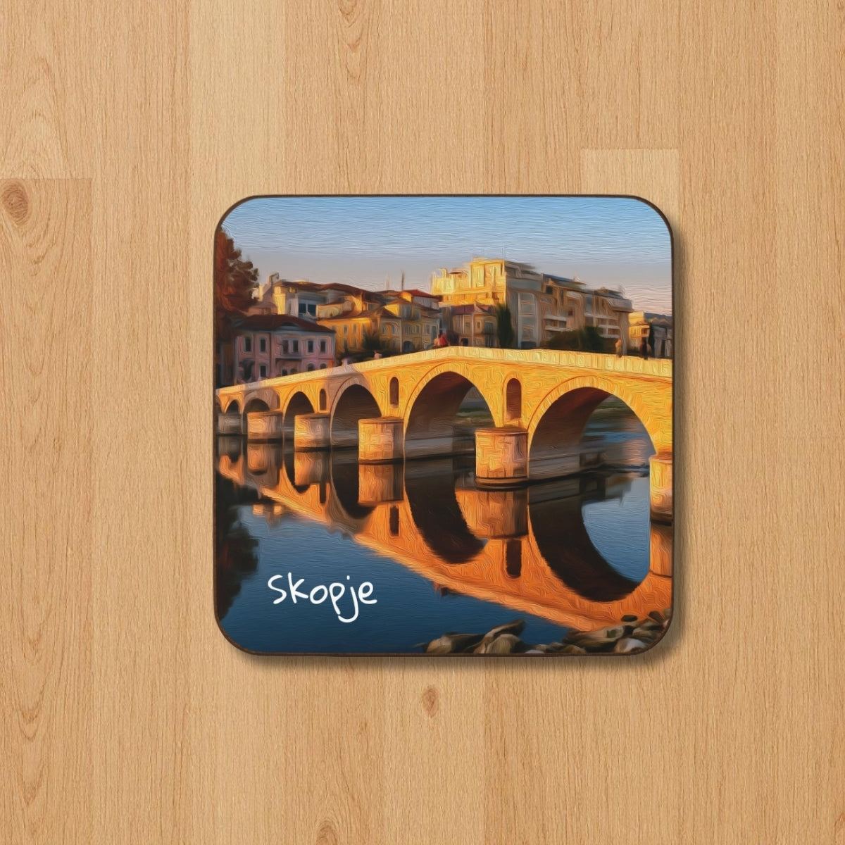 Stone Bridge Over Vardar — Skopje, North Macedonia, study 1