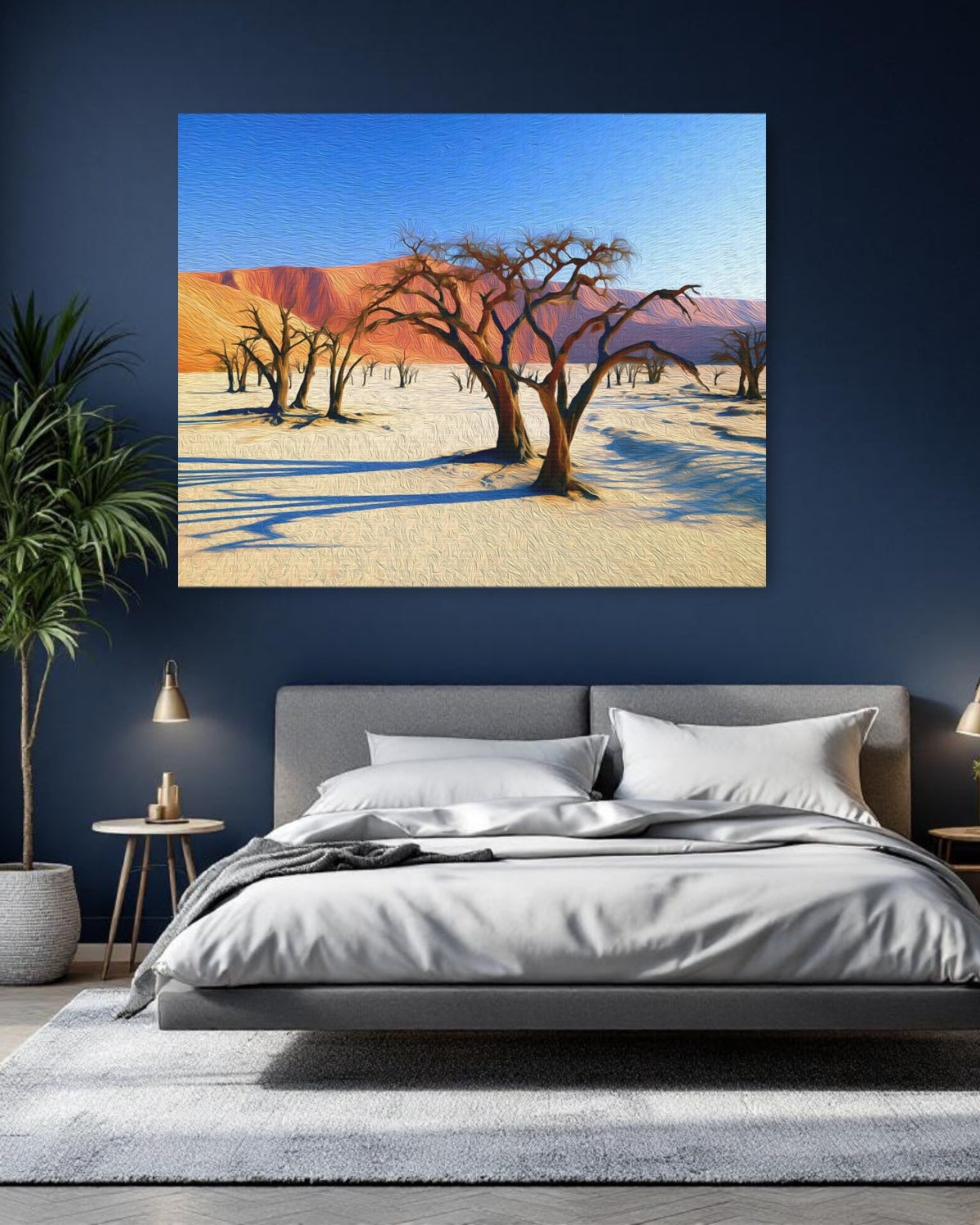 Deadvlei Dead Camelthorn Trees — Sossusvlei, Namibia Study No. 1