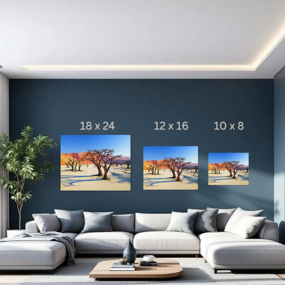 Deadvlei Dead Camelthorn Trees — Sossusvlei, Namibia Study No. 3