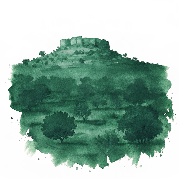 South Africa watercolor