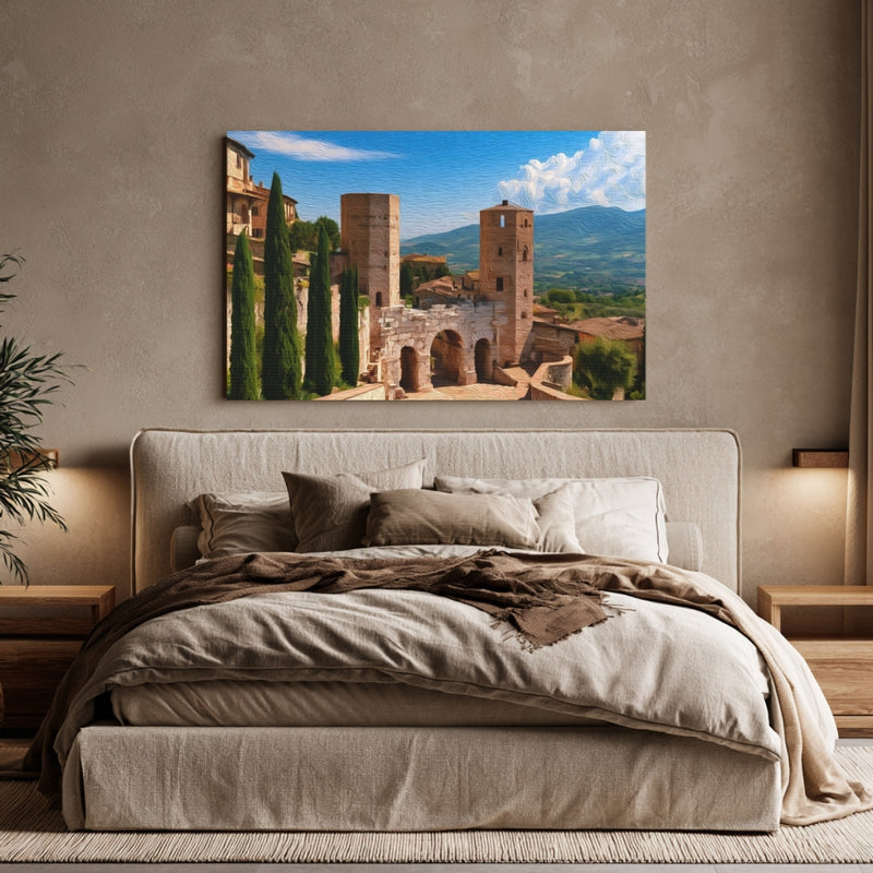 Porta Venere Twin Towers — Spello, Italy, view 6
