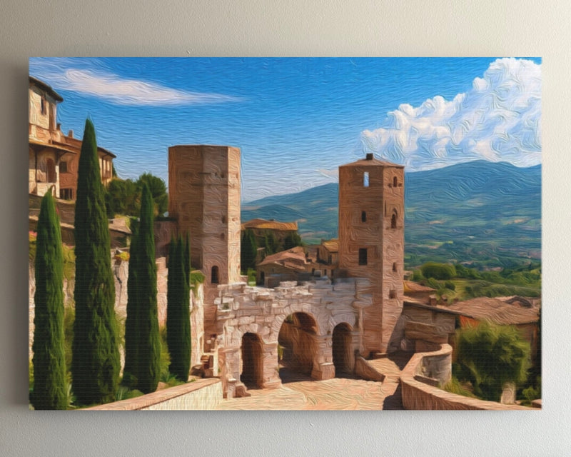 Porta Venere Twin Towers — Spello, Italy