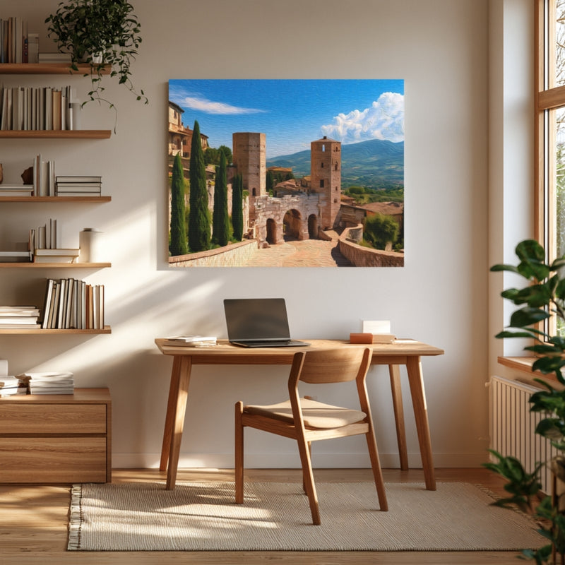 Porta Venere Twin Towers — Spello, Italy, view 4