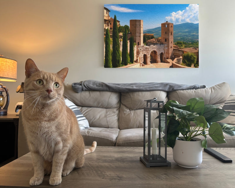 Porta Venere Twin Towers — Spello, Italy, view 2