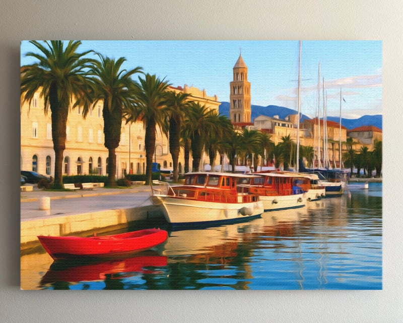 Split Riva Harbor Promenade — Split, Croatia