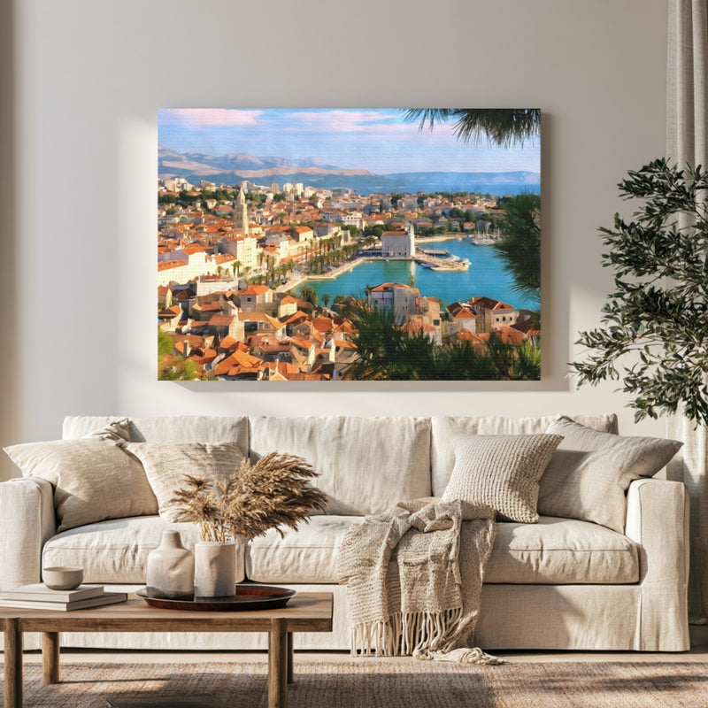 Split Old Town Harbour in a room — Split, Croatia