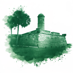 St. Augustine canvas wall art