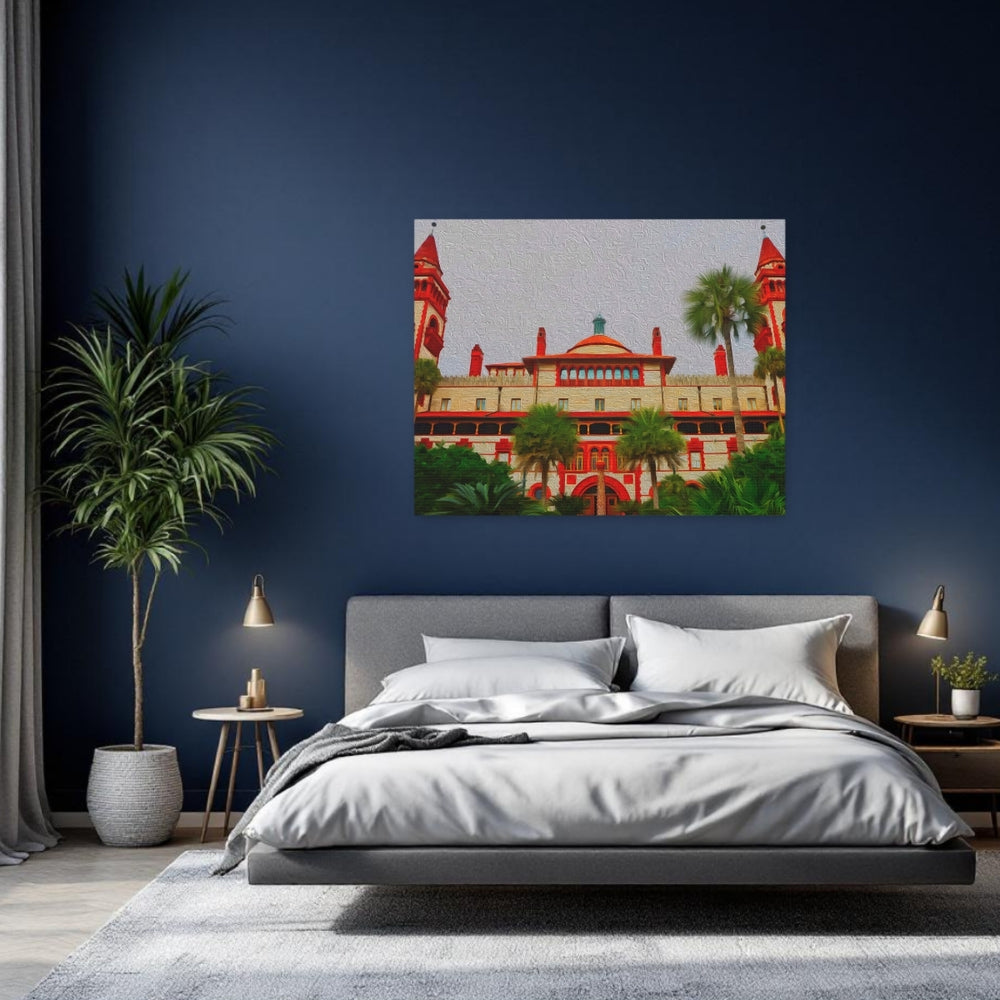 St. Augustine, Florida | Flagler College Historic Facade | Original Series Gallery Canvas detail