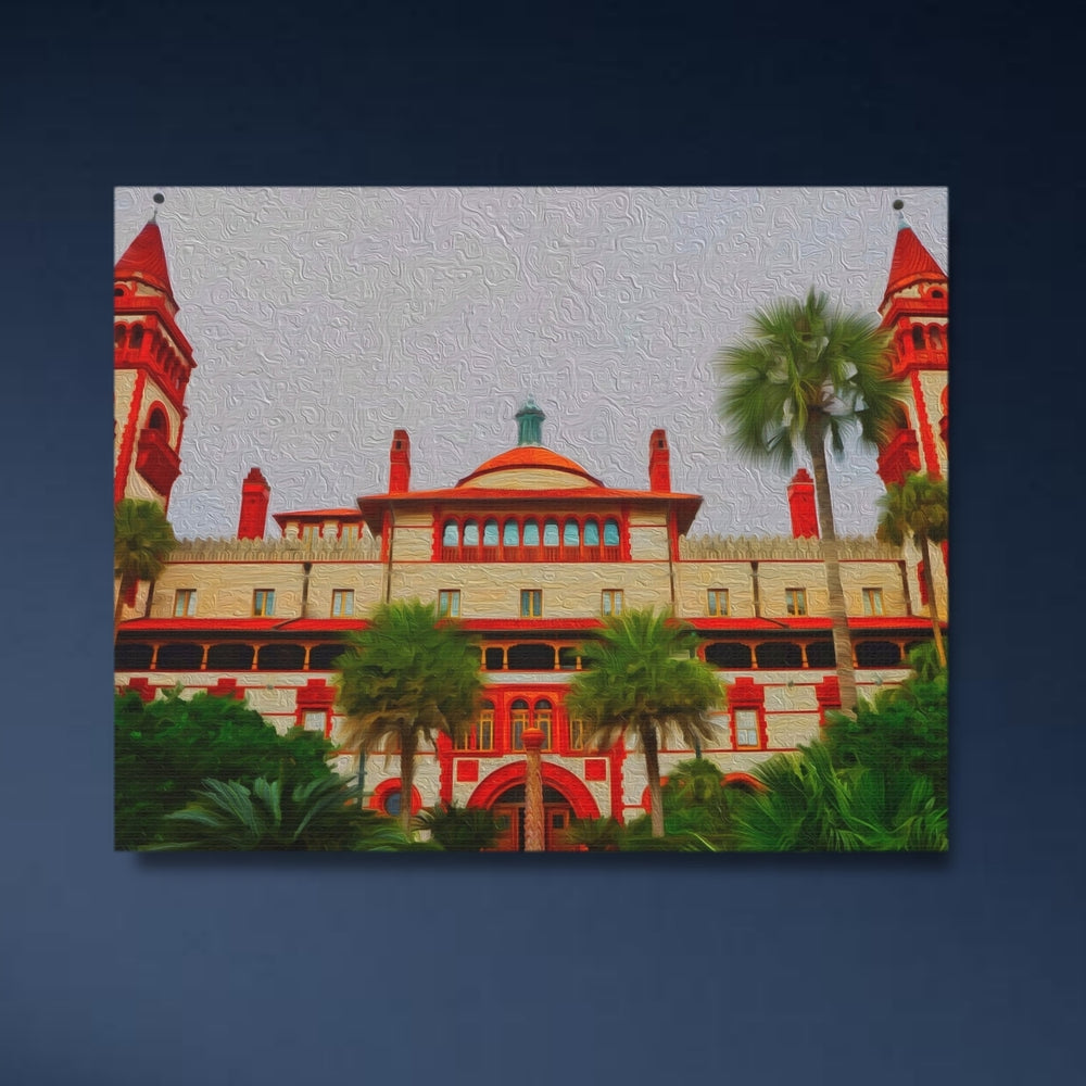 St. Augustine, Florida | Flagler College Historic Facade | Original Series Gallery Canvas detail