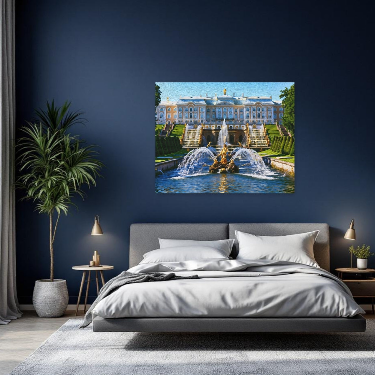 Peterhof Grand Cascade Fountains — Saint Petersburg, Russia Study No. 2