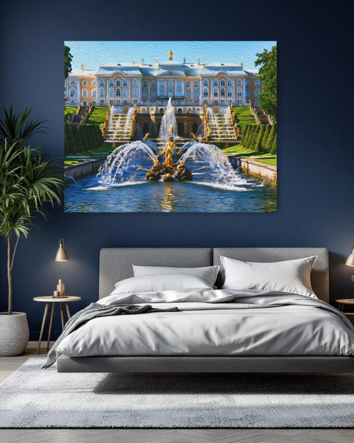 Peterhof Grand Cascade Fountains — Saint Petersburg, Russia Study No. 1