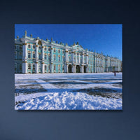Winter Palace & Palace Square In Snow — close-up thumbnail